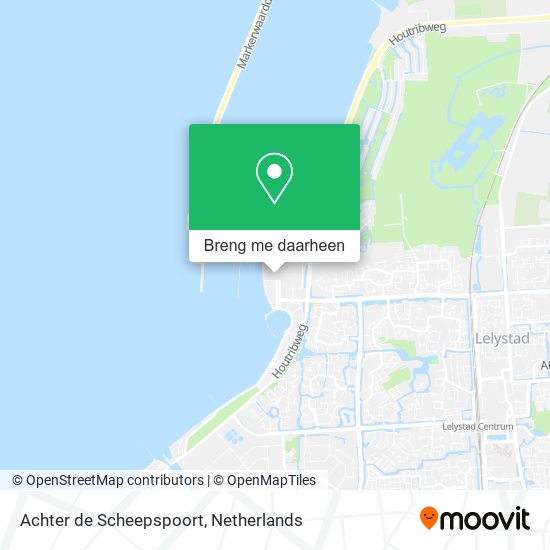 Achter de Scheepspoort kaart