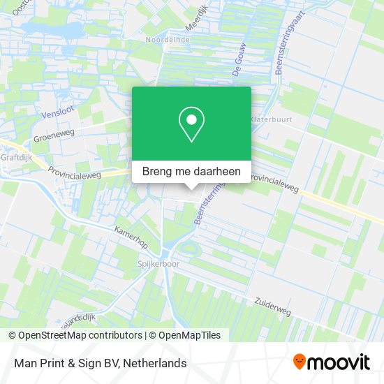 Man Print & Sign BV kaart