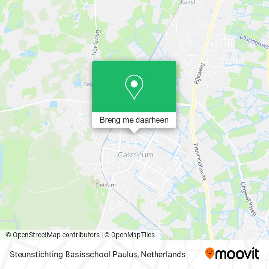 Steunstichting Basisschool Paulus kaart