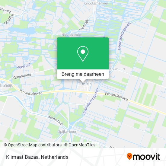 Klimaat Bazaa kaart