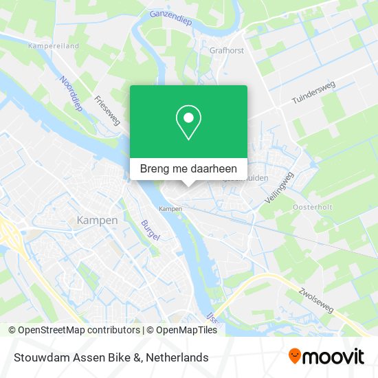 Stouwdam Assen Bike & kaart