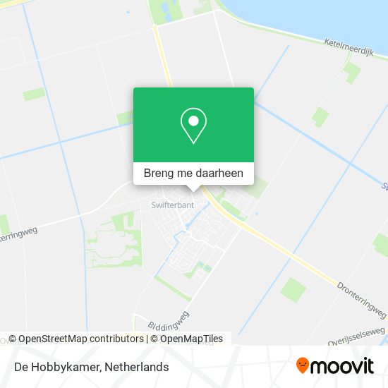 De Hobbykamer kaart