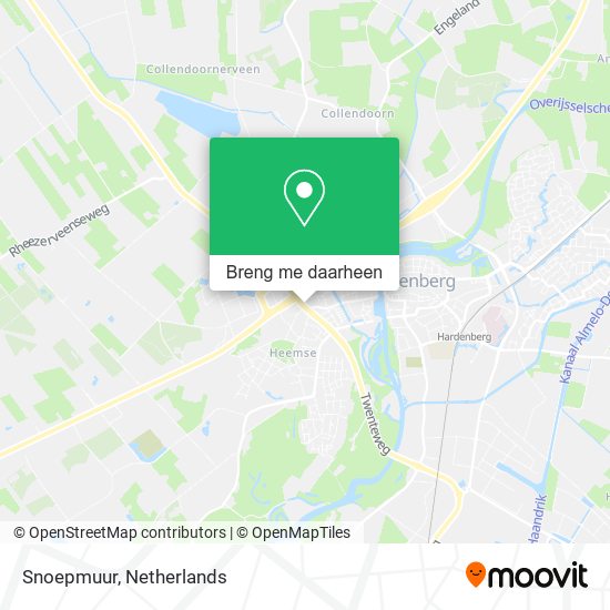 Snoepmuur kaart