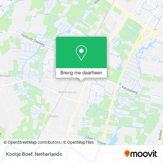 Kootje Boef kaart