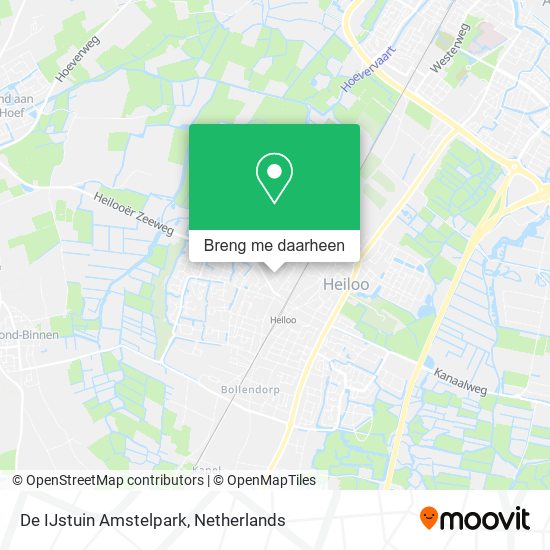 De IJstuin Amstelpark kaart