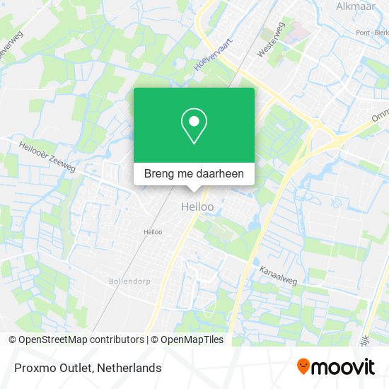 Proxmo Outlet kaart