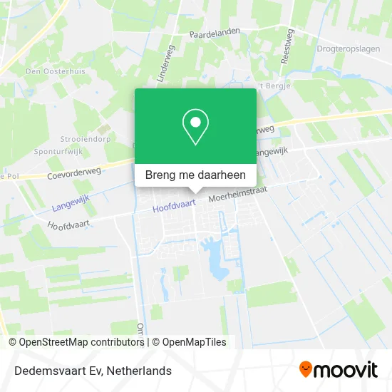 Dedemsvaart Ev kaart
