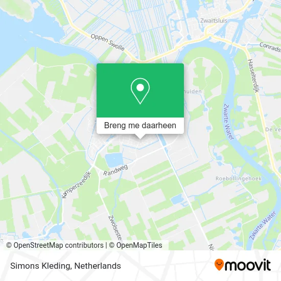 Simons Kleding kaart