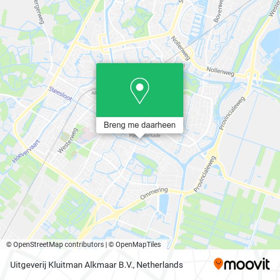 Uitgeverij Kluitman Alkmaar B.V. kaart