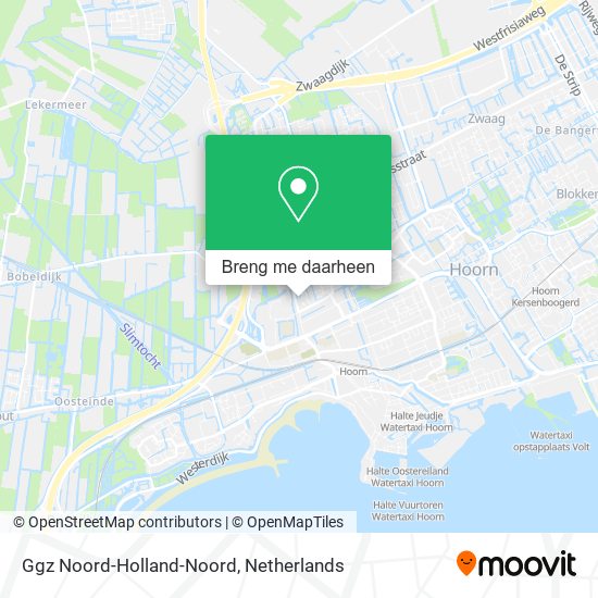 Ggz Noord-Holland-Noord kaart