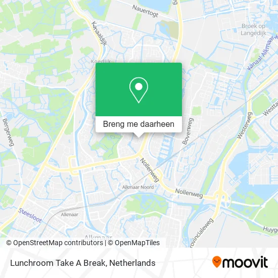 Lunchroom Take A Break kaart