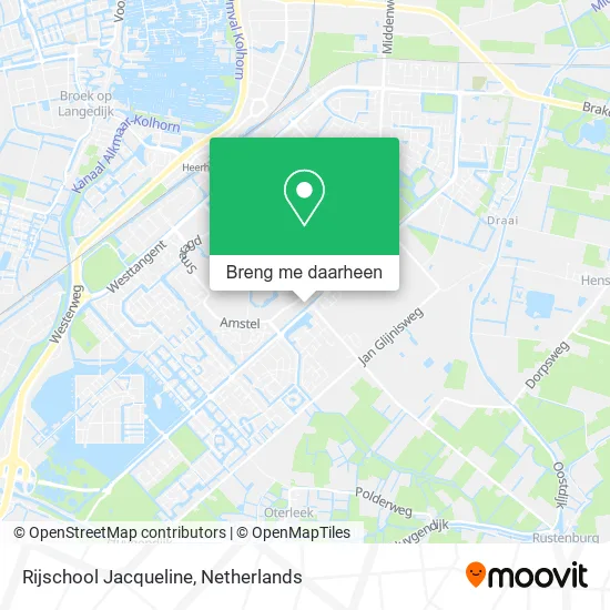 Rijschool Jacqueline kaart