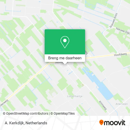 A. Kerkdijk kaart
