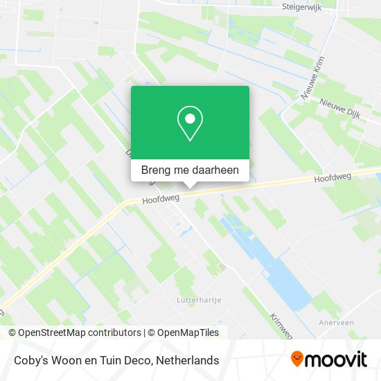 Coby's Woon en Tuin Deco kaart