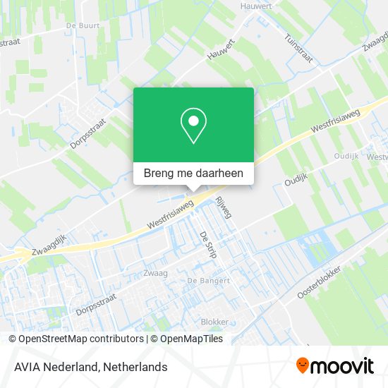 AVIA Nederland kaart