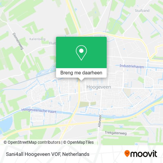 Sani4all Hoogeveen VOF kaart