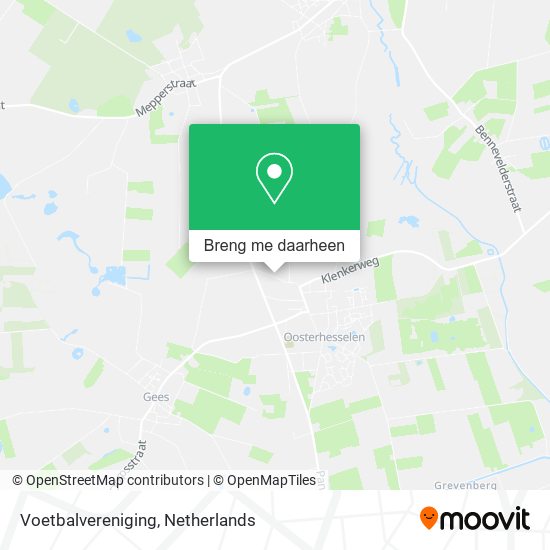 Voetbalvereniging kaart