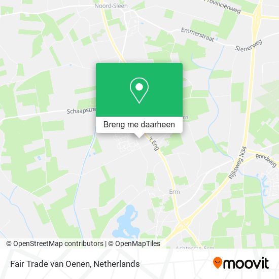 Fair Trade van Oenen kaart