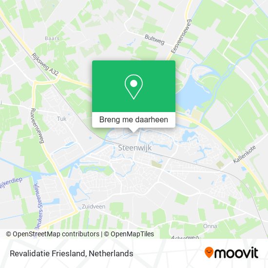 Revalidatie Friesland kaart