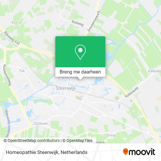 Homeopathie Steenwijk kaart