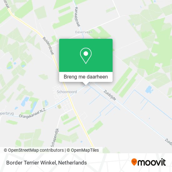 Border Terrier Winkel kaart