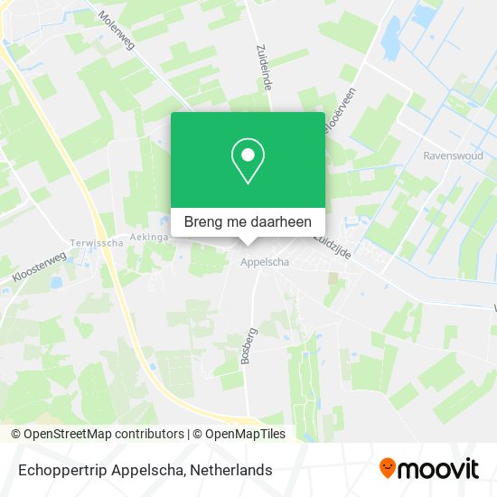 Echoppertrip Appelscha kaart