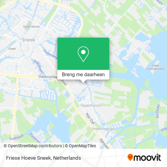 Friese Hoeve Sneek kaart