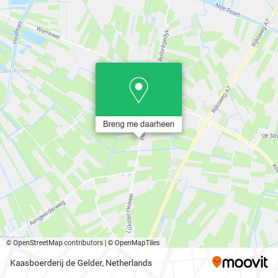 Kaasboerderij de Gelder kaart