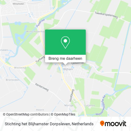 Stichting het Blijhamster Dorpsleven kaart