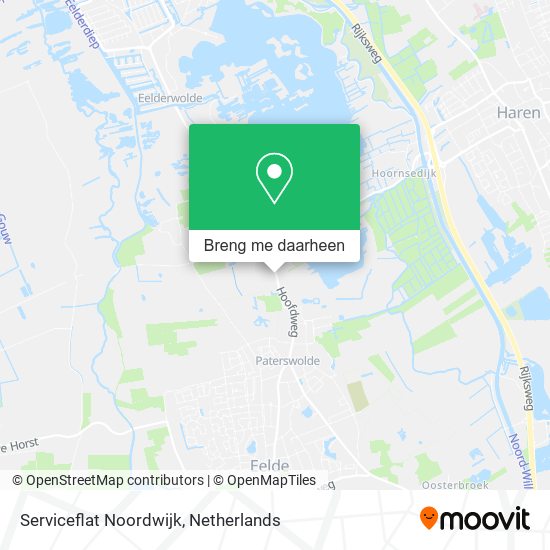 Serviceflat Noordwijk kaart