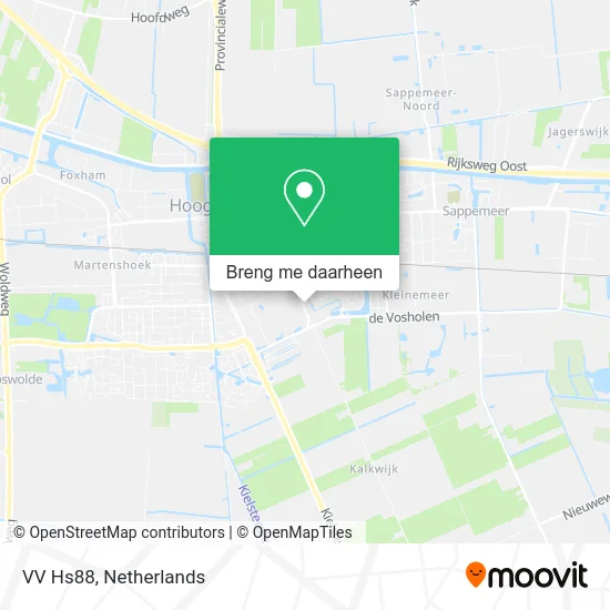 VV Hs88 kaart
