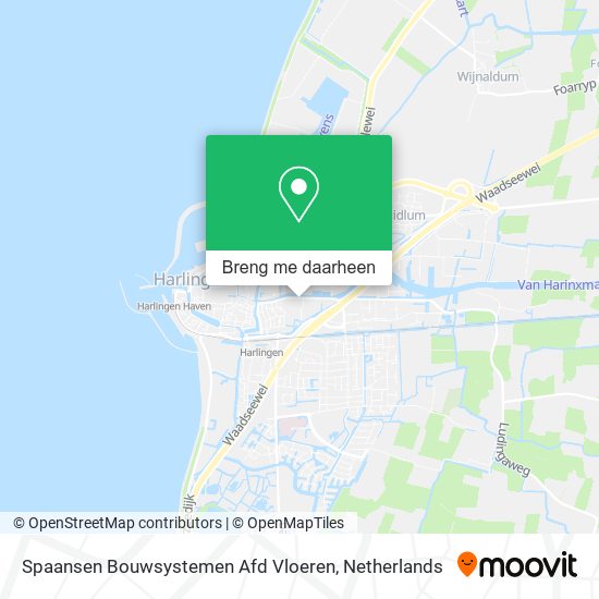 Spaansen Bouwsystemen Afd Vloeren kaart