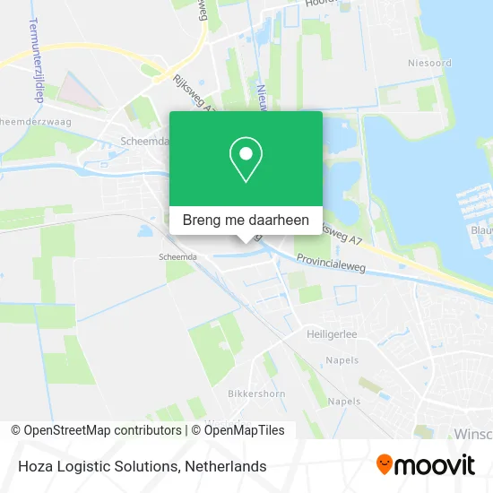 Hoza Logistic Solutions kaart