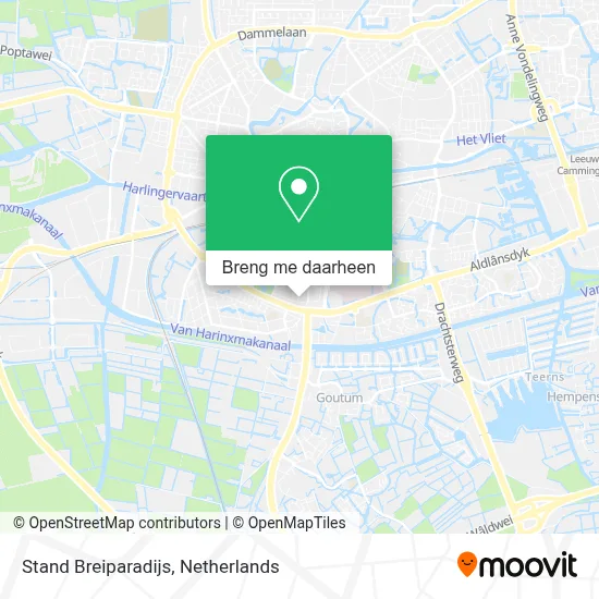 Stand Breiparadijs kaart