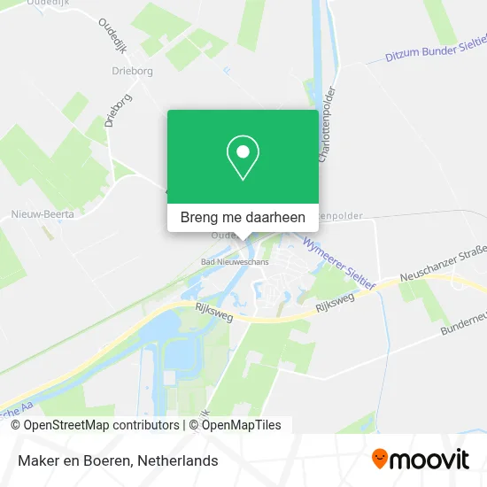 Maker en Boeren kaart