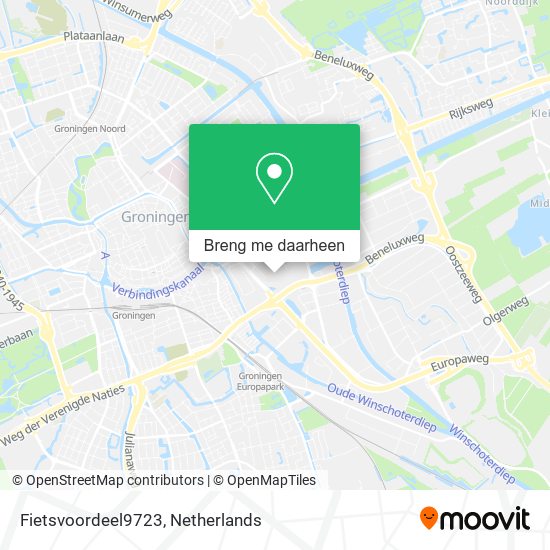 Fietsvoordeel9723 kaart