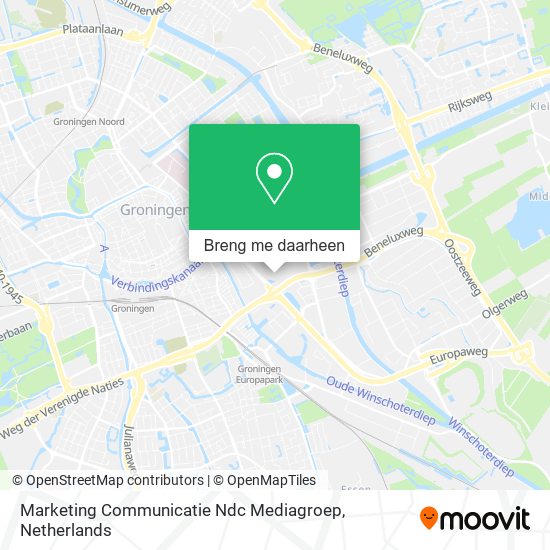 Marketing Communicatie Ndc Mediagroep kaart