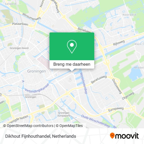 Dikhout Fijnhouthandel kaart