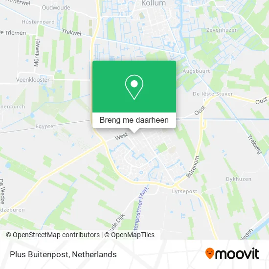 Plus Buitenpost kaart