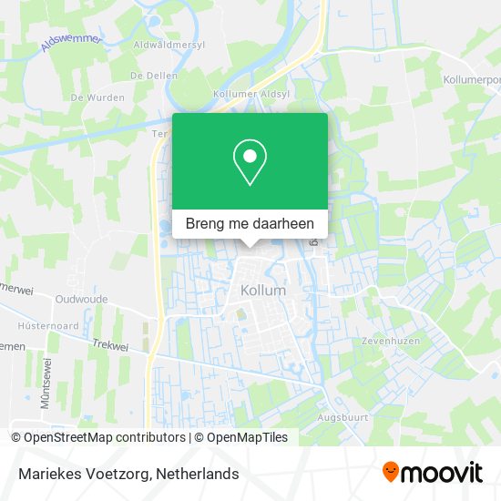 Mariekes Voetzorg kaart