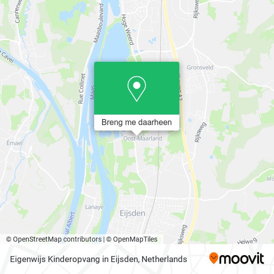 Eigenwijs Kinderopvang in Eijsden kaart