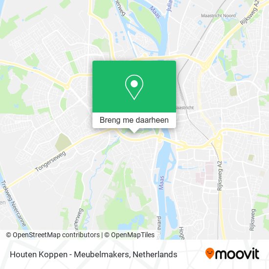 Houten Koppen - Meubelmakers kaart