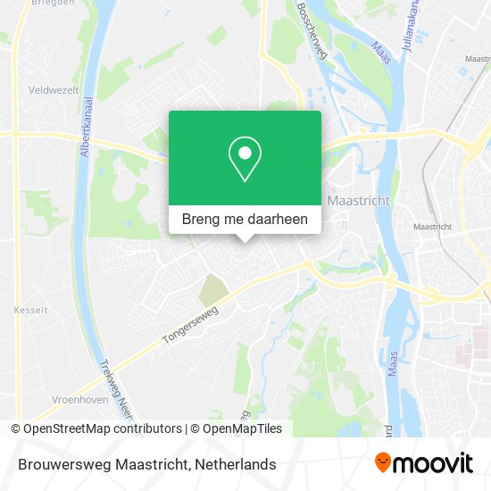 Brouwersweg Maastricht kaart