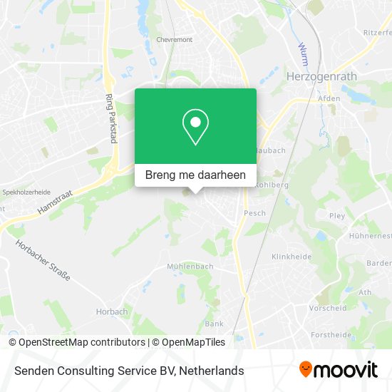 Senden Consulting Service BV kaart