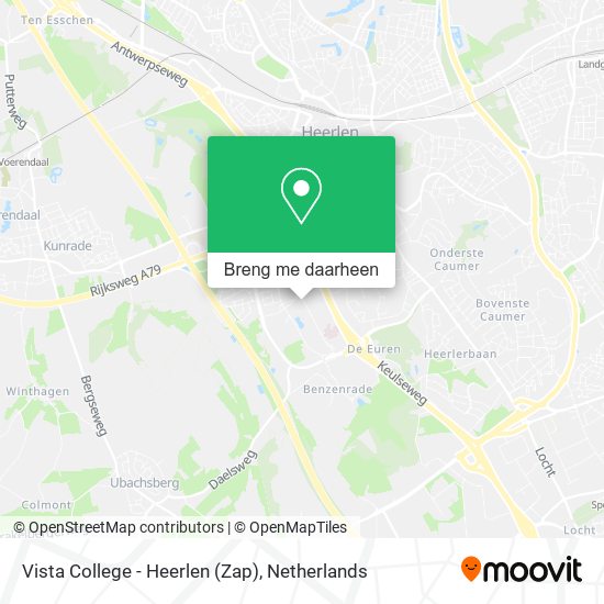 Vista College - Heerlen (Zap) kaart
