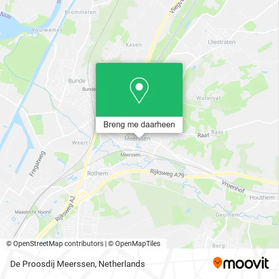 De Proosdij Meerssen kaart