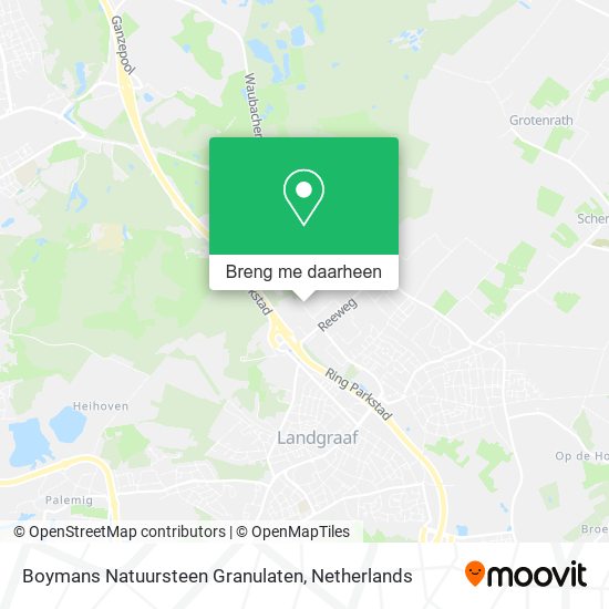 Boymans Natuursteen Granulaten kaart