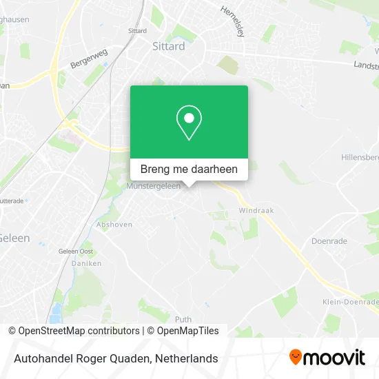 Autohandel Roger Quaden kaart