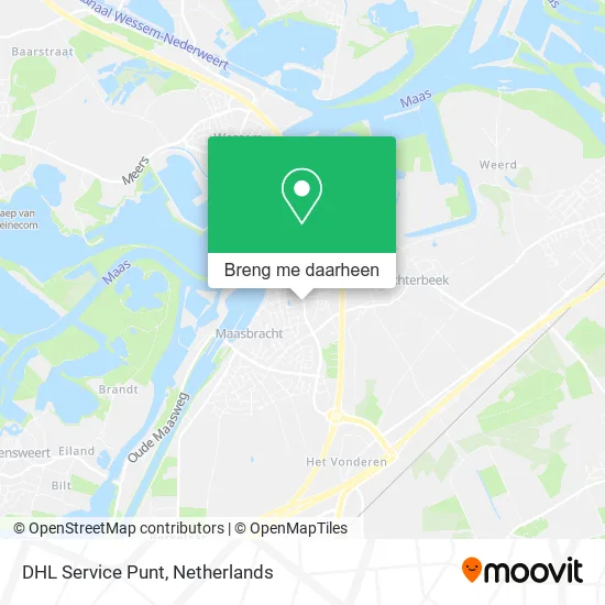DHL Service Punt kaart