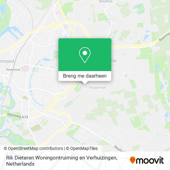 Rik Dieteren Woningontruiming en Verhuizingen kaart